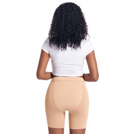 Goat Union Period Underwear 5” Boy shorts/Boxer Briefs, High Waist/Heavy Flow w/Organic Cotton Lining, FSA HSA Approved Sand