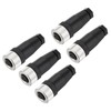 MECCANIXITY 5Pcs 5 Pin M12 Female Aviation Connector Wire Plug