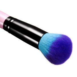 Spectrum Collections B02 Domed Foundation Buffer Brush, Spectrum Single Makeup Brush for Foundation, Make Brush to Evenly Blend Foundation for Seamless Finish, Soft Synthetic Bristles, Pink