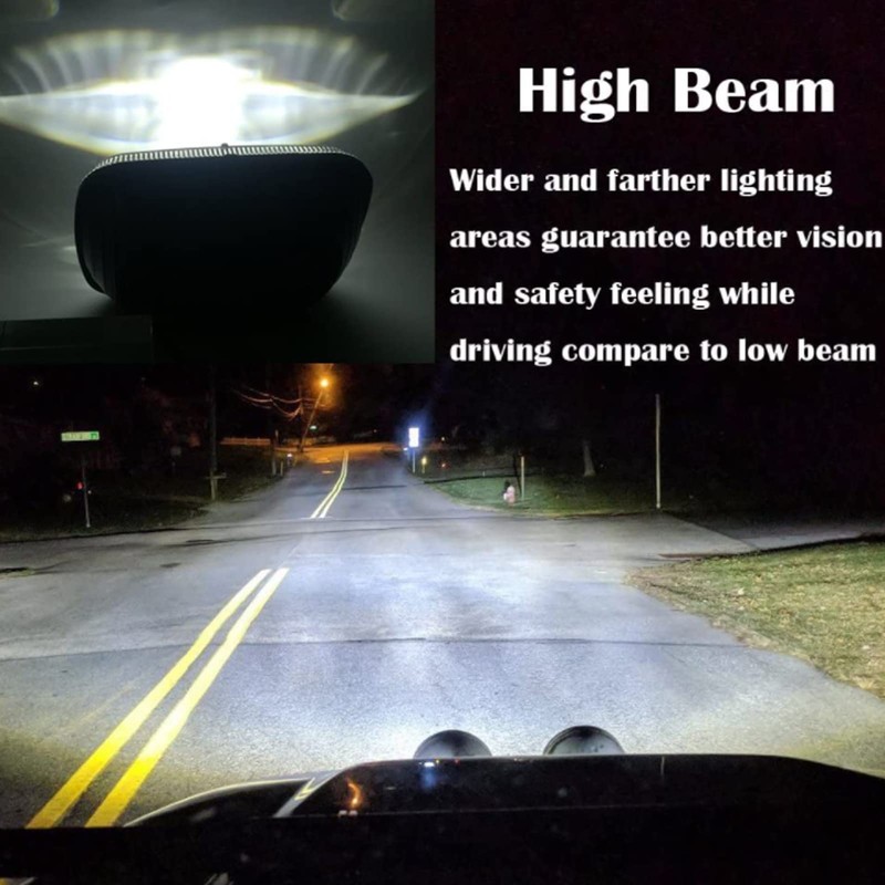 PENO 90W High Brightness Rectangle Square LED Headlight Motorcycle headlight