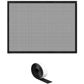 DACUAN 1 Juego Pantalla de la Chimenea Puerta retráctil mamparas de Chimenea Independientes Cortinas Panel de Chimenea de Malla Pantalla de Malla de Chimenea de polivinilo Black