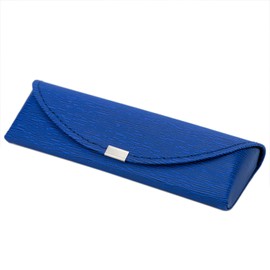 Pearl Glasses Case Semi-Hard Type Blue SA-20S BU