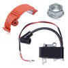 Atunee 445 Ignition Coil with Top Cylinder Cover for Husqvarna