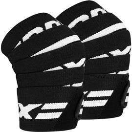 RDX - Par de rodilleras para levantamiento de pesas, aprobadas por IPL USPA, correas elásticas de 78 pulgadas para gimnasio, entrenamiento, sentadilla