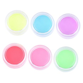 TOVINANNA 6pcs Fluorescent Gel Eyeliner Colorful Eye Liner for Cosplay and Festivals Assorted Shades Including Neon