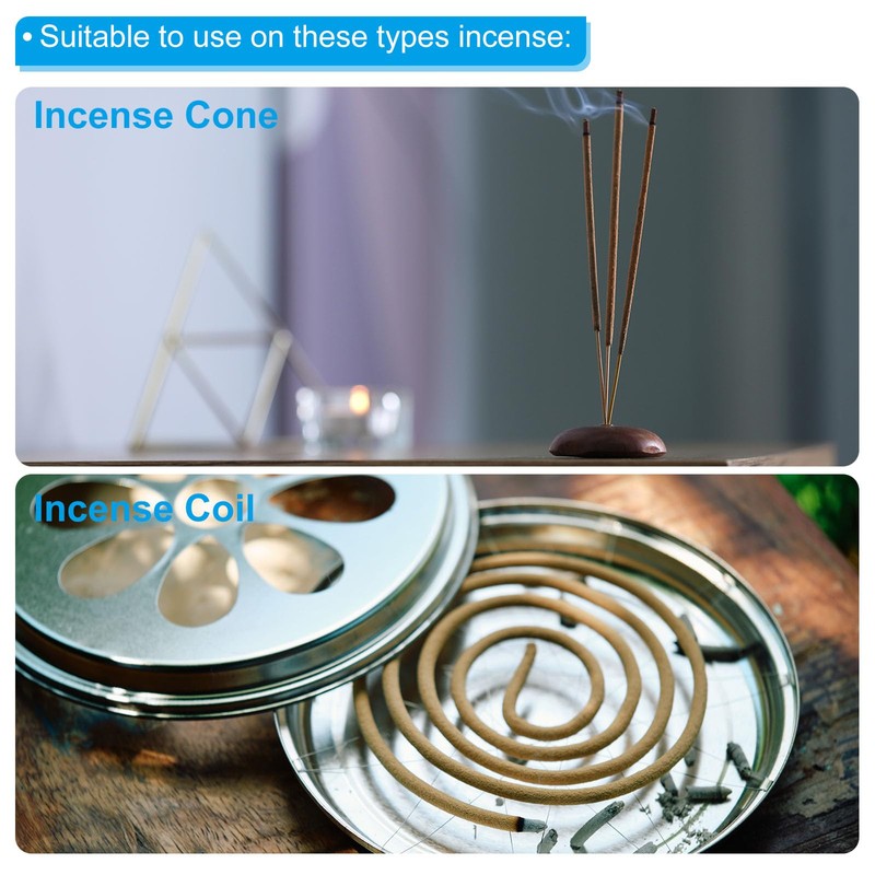 PATIKIL 3" Dia.Incense Burner Pad, 10 Pack Coil Incense Holder