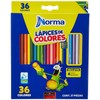 Norma Lápices de Colores Circulares, Incluye Sacapuntas, 1 Pack de