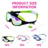 Cosblisvia 3 Pack kids swimming goggles, Wide goggles kids 6-14