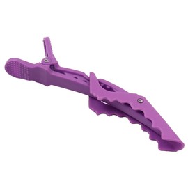 10pcs ZONADAH Crocodile Clips Hair Salon Hair Clip Women Styling Sectioning Hair Clips with Nonslip Grip Alligator Clips Hair Clip for Women and Girls Purple