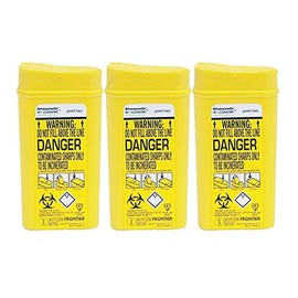 Sharpsafe Disposable Sharps Bin 0.2 litre - Pack of 3