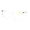 SA106 Boys Plastic Horn Rim Blue Light Blocking Computer Glasses