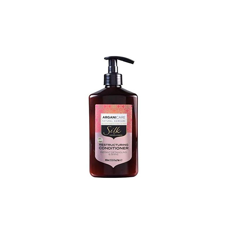 Arganicare Set of Duo Revitalising Shampoo and Conditioner with Silk