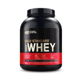 Optimum Nutrition Gold Standard 100% Whey Protein Powder, Coffee, 5 Pound (Packaging May Vary)