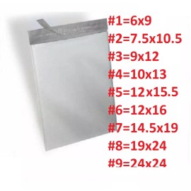 50 #8 19X24 Poly Mailer Self Sealing Shipping Envelopes Waterproof Mail Bags 2.0