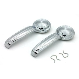 Keypart 67-72 Chevy GMC C10 K10 Truck Interior Window Crank & Door Handle Set
