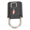 Fingerprint Padlock Biological Recognition Aluminium Alloy USB Rechargeable Support 10