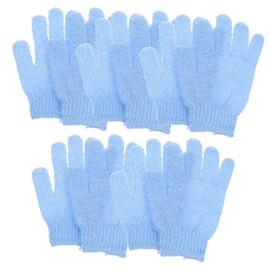 FOMIYES 10pcs Exfoliating Gloves for Bath Use Body Scrubbing Gloves for Deep Cleaning for Daily Skin Care and Gentle Exfoliation