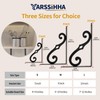 Yarssihha 8 Inch Decorative Shelf Brackets, 6 Pack Wall Mounted