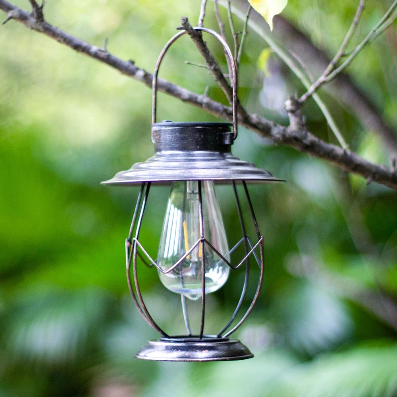 2 Pack Solar Lanterns Outdoor Hanging Solar Lights Decoration with