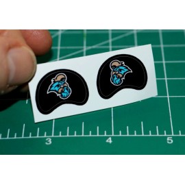 Coastal Carolina Chanticleers Mini Football Gumball Helmets *DIECUT DECALS* Div1