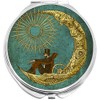 NewCharms Steampunk Man on Moon Compact with Mirrors - Perfect