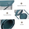 1pc Outdoor Bird Feeder Metal Bird Feeder Rainproof Bird Feeder