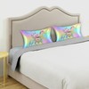 Blueangle Rainbow Unicorn Satin Pillowcase for Hair and Skin Silk