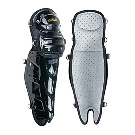 All-Star LGU5000BK17 Cobalt™ Pro Umpire Leg Guards BK 17