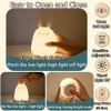 LEDHOLYT Night Light for Kids,Cute Silicone Nursery Bunny Lamp for