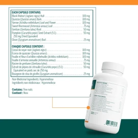 Genestra Brands - Black Walnut Capsules - Herbal Formula to Support Digestive Health - 180 Vegetable Capsules