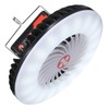 Portable Camping Lantern with Fan Solar USB Rechargeable LED Tent