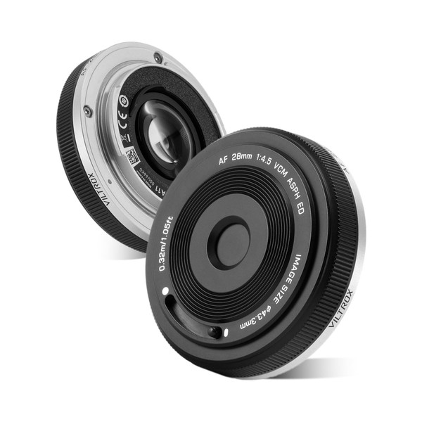 VILTROX 28mm F4.5 E-Mount Ultra-Thin Pancake Lens Auto Focus 28
