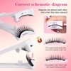 (2 Pair) KS01-4 Newly Upgraded Soft Magnetic Eyelashes - Natural