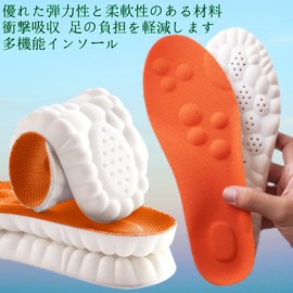 Anti-fatigue, Shock Absorbent, 3D Design, Soft, Antibacterial, Deodorizing, Ultra Lightweight, Soft, Breathable, Absorbs Sweat Arch Insole, Footbed, Standing Work, Insole, Supportive Rebound Sneakers,