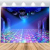 ASDCXZ Disco Party Photo Background 2.5 x 1.8 m, Vintage