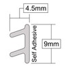 STORMGUARD 05SR779006MW 6 m Acoustic Silent Seal and Draught Excluder-White