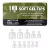 Soft Gel Tips Para Pies 550 Pzas Uñas Soft Gel