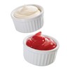 HIC Kitchen Mini Butter Crock Ramekin, Fine Porcelain, For Serving