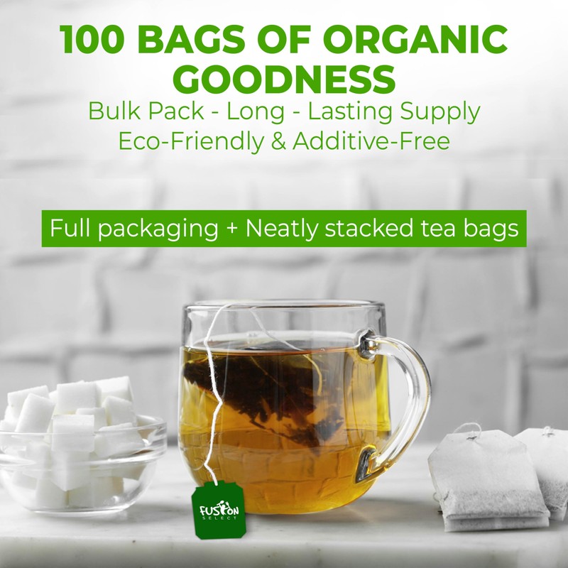 Fusion Select 100% Organic White Tea - Natural Herbal Infusion