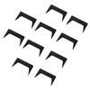 UPTTHOW 10PCS Pinch Dogs 1.5inch Wood Clamps Square Back Tapered