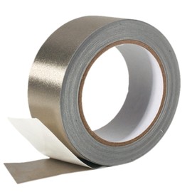 Double Conductive Tape 2inch x 50Feet Faraday Fabric Cloth Tape for ESD Grounding, EMI Shielding, Car Wire Harness, RFI Signal Blocking, Electrical Repair, Cable Interference Shield, Seal RF Enclosure