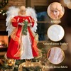 Christmas Angel Tree Topper with LED Light | 12” Christmas