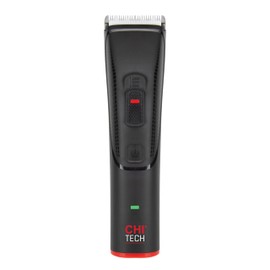 CHI Tech Cordless Precision Clipper, Wireless Hair Clipper for Precision Styling, Smooth Grip & Stainless Steel Blades, Includes 4 Guard Attachments