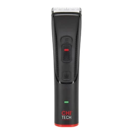 CHI Tech Cordless Precision Clipper, Wireless Hair Clipper for Precision Styling, Smooth Grip & Stainless Steel Blades, Includes 4 Guard Attachments