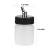 OPHIR 10x 22CC Dual Action Airbrush Plastic Bottle Jars Professional