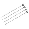 sourcing map Straight Ejector Pins, 1.5mm(0.06") Dia. 65Mn Steel Round