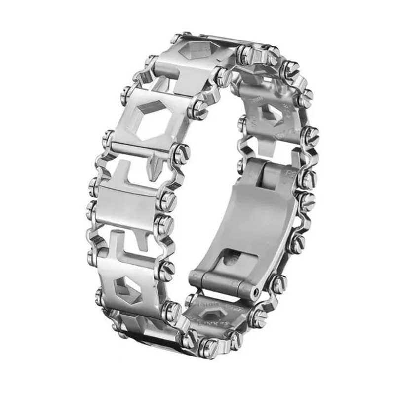 ieron Multitool Bracelet for Men - 29-in-1 Stainless Steel Multifunctional
