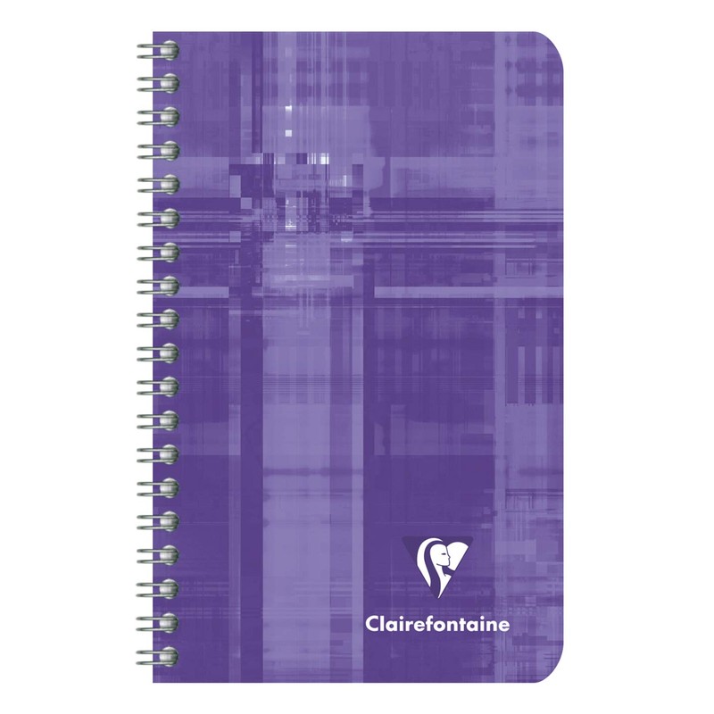 Clairefontaine 8580C - Pack of 10 Spiral Bound Notebooks 7.5