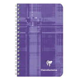 Clairefontaine 8580C - Pack of 10 Spiral Bound Notebooks 7.5 x 12 cm Blank 90 g 50 Sheets Assorted Colours 1 Pack
