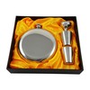 10 oz Round Flask Gift Set with Two Shot Glasses